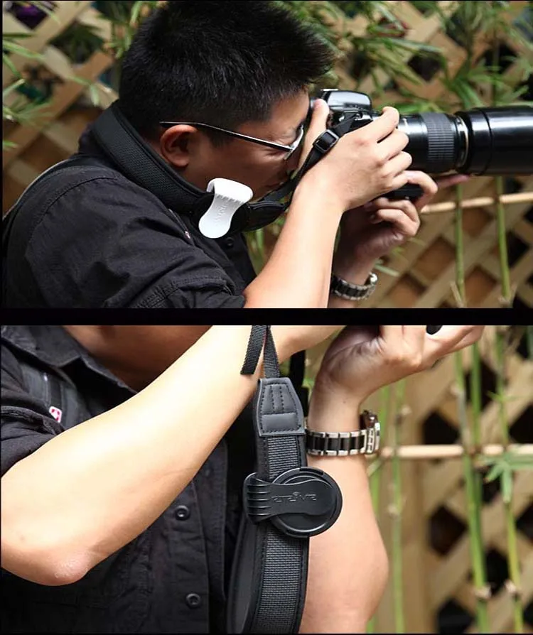 Camera Photo Accessories 40.5-77mm Camera Lens Cap Clip Holder Neck Strap Keeper Buckle U-Clip