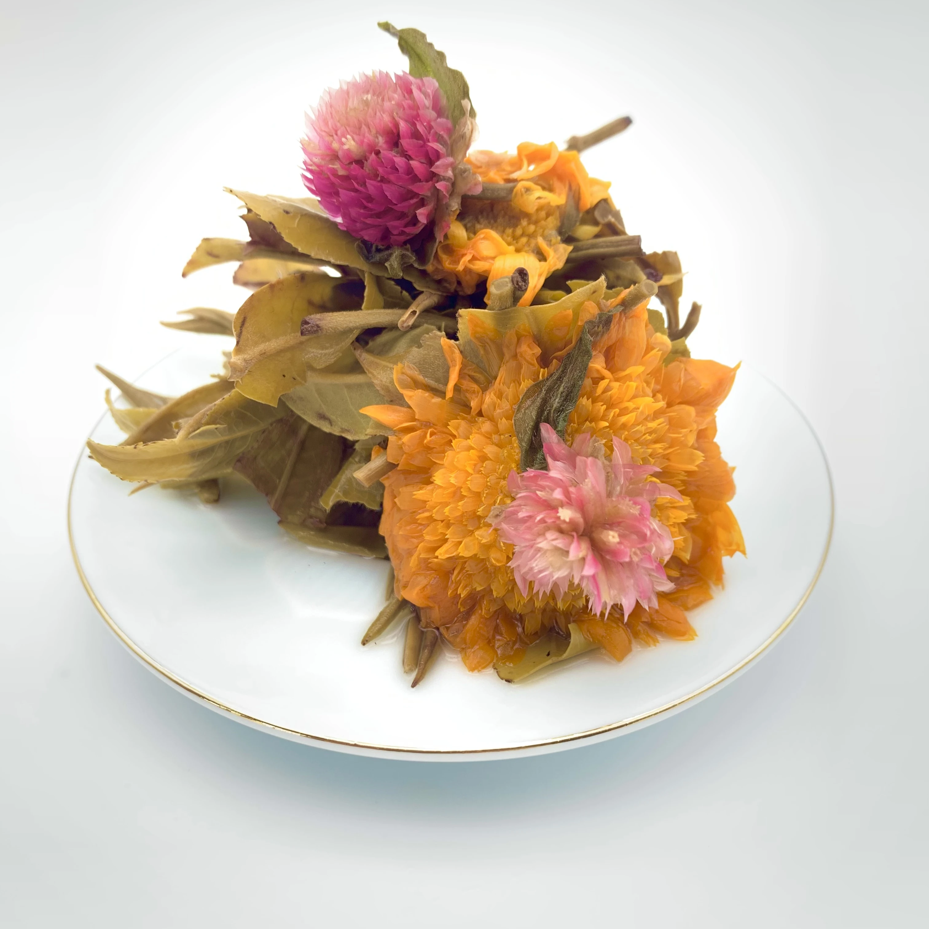 Jasmine  Ball Tea Osmanthus Dried  Flower Tea  Dried Roses Blooming Tea Art Scented  Wholesale Low Price
