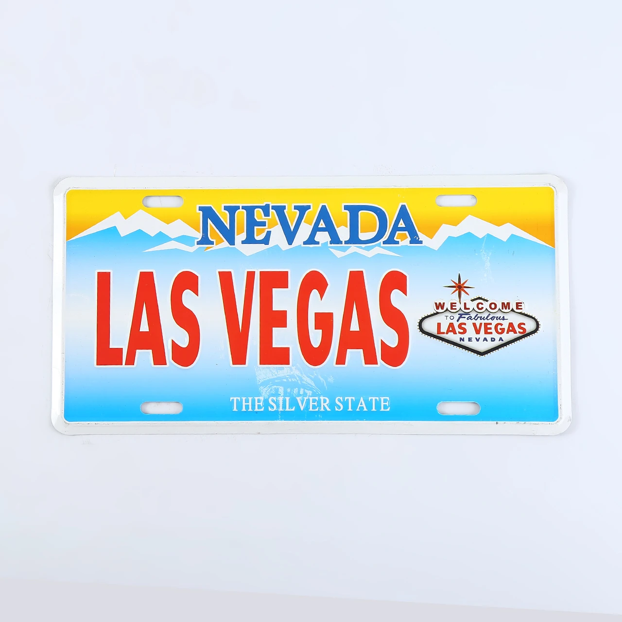 Высококачественный номерной знак для велосипеда автомобиля Невада металлический алюминиевый тисненый на
