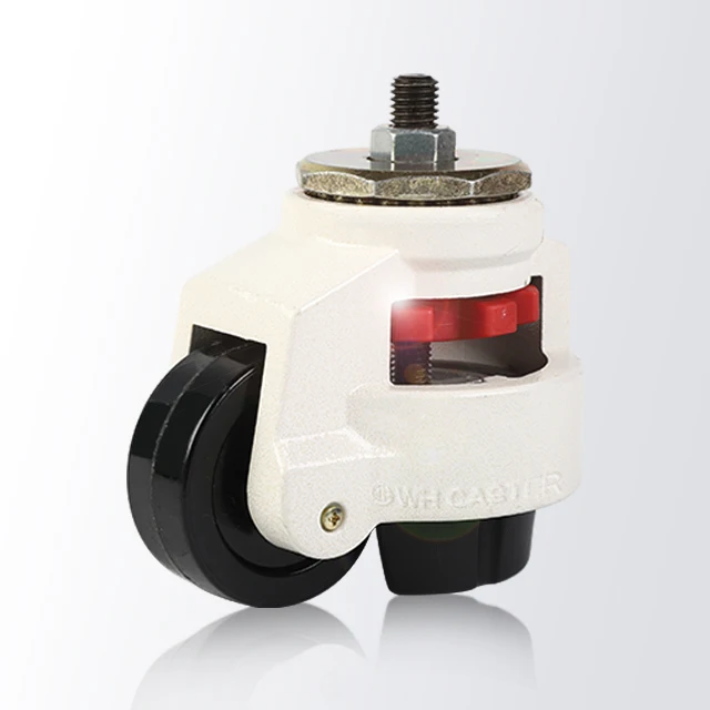 WH Heavy duty Footmaster caster 60S leveling casters wheel height adjustable wheel Aluminum alloy workbench casters