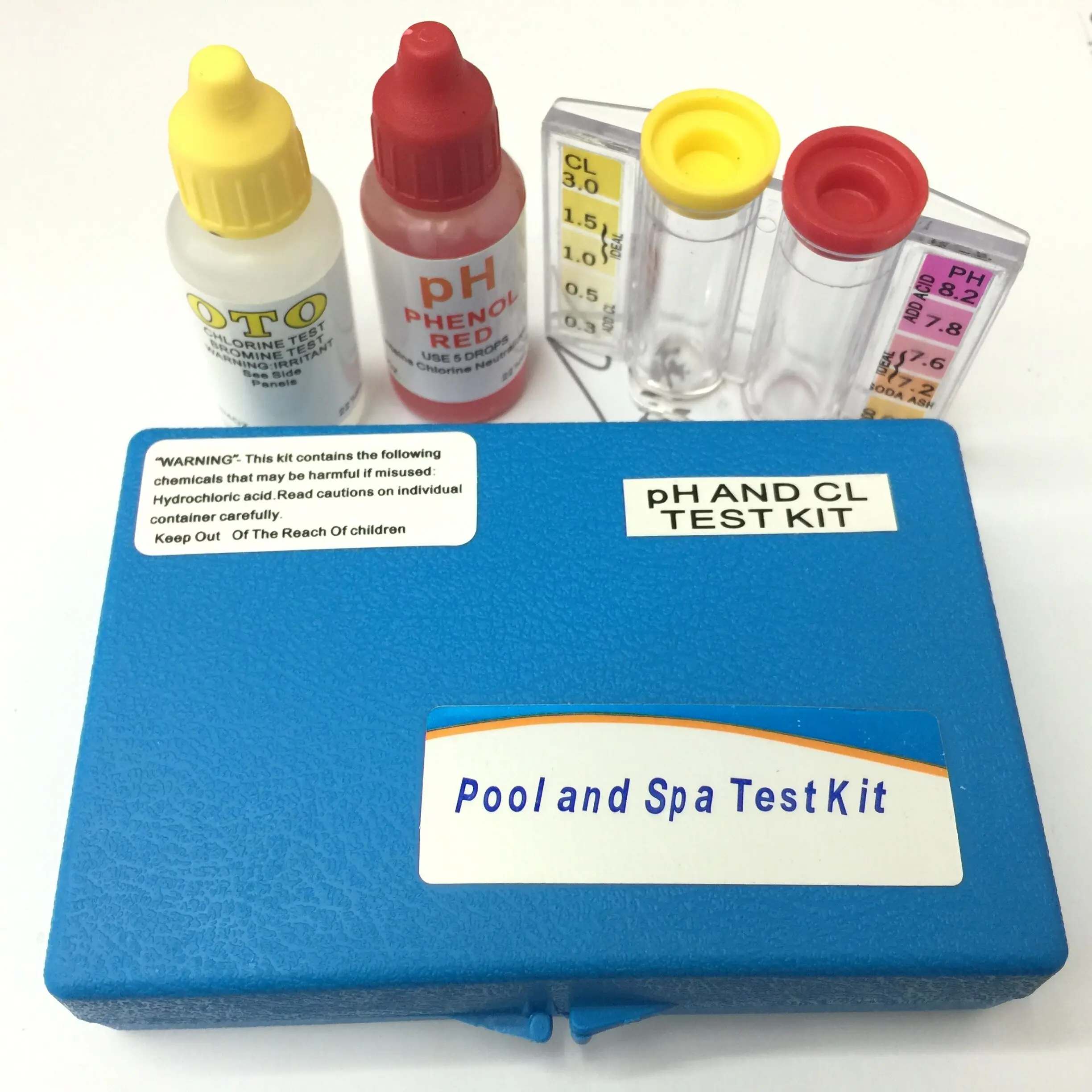 Swimming pool water ph meter testing kits, medical test kit