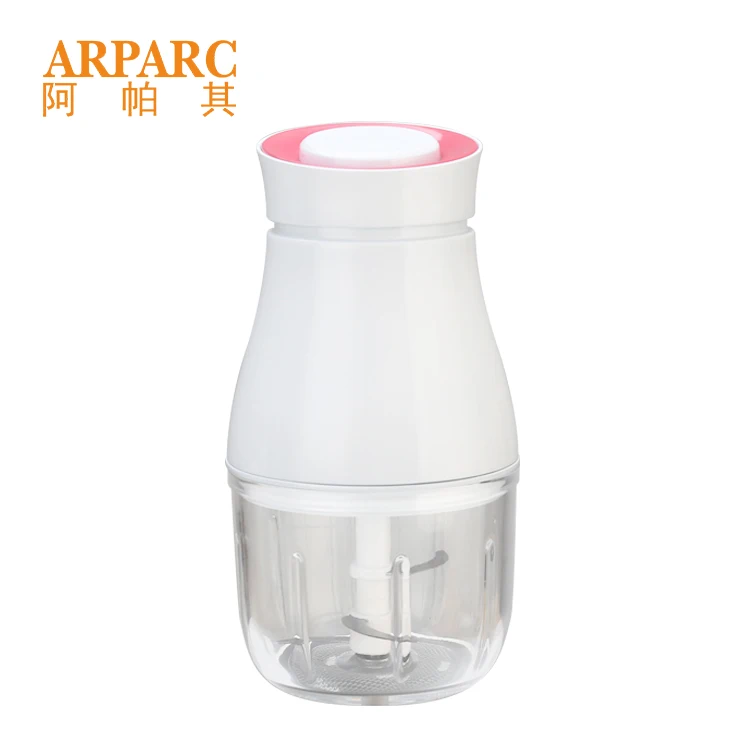 
 Миниатюрный Электрический измельчитель еды, портативный измельчитель еды для детей, 300 куб. См, белый и розовый  