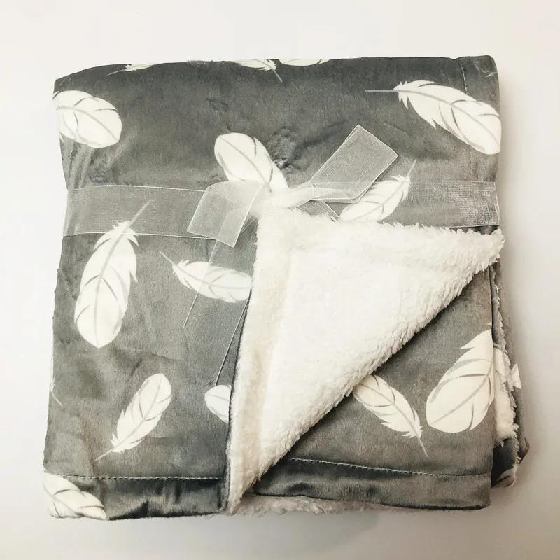 Breathable High Absorbent Hot Selling Baby Blanket Fleece Baby Wrap Swaddle Blanket for Sale Cotton 100% Polyester 40 Baby Sheet