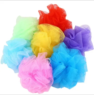 Factory direct trumpet colored foaming comfortable bath ball