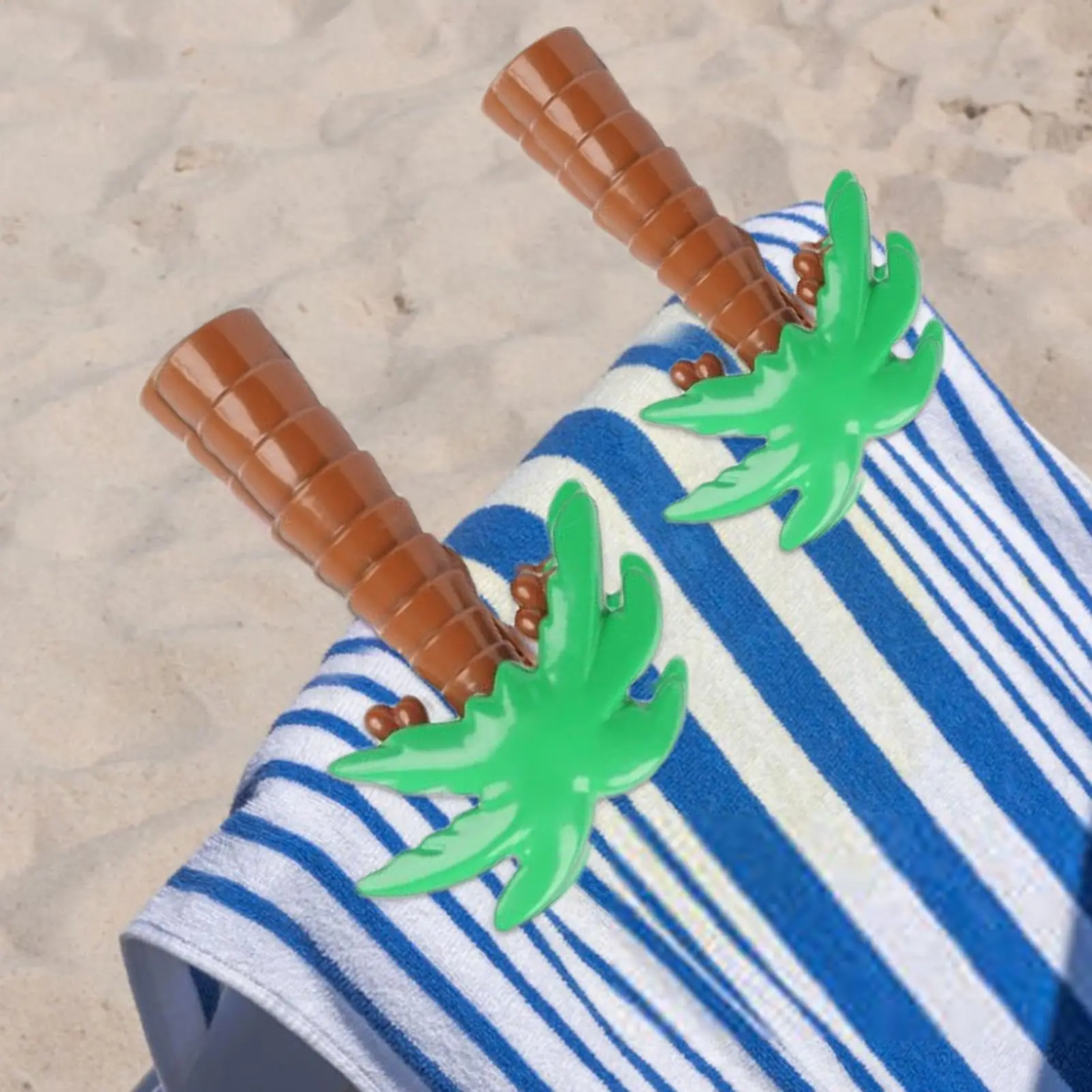 Beach Chairs Clips Decorative Colorful Towel Clips Heavy Duty Drying Windproof Clothes Pin for Lounge Chair
