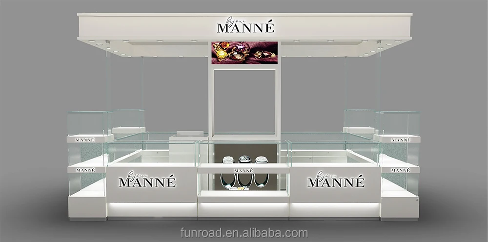 Luxury HighQuality Jewelry Display Cabinet Private Customization Unique Design Simple & Stylish for Malls