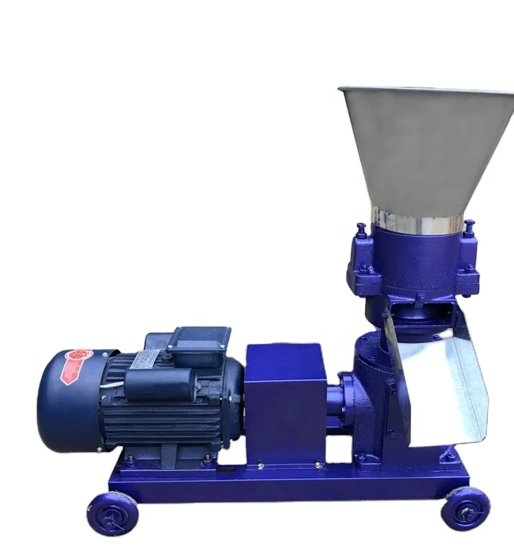 Farms use household small pelletizer fish poultry livestock animal feed pellet machine mill for poultry livestock granulator