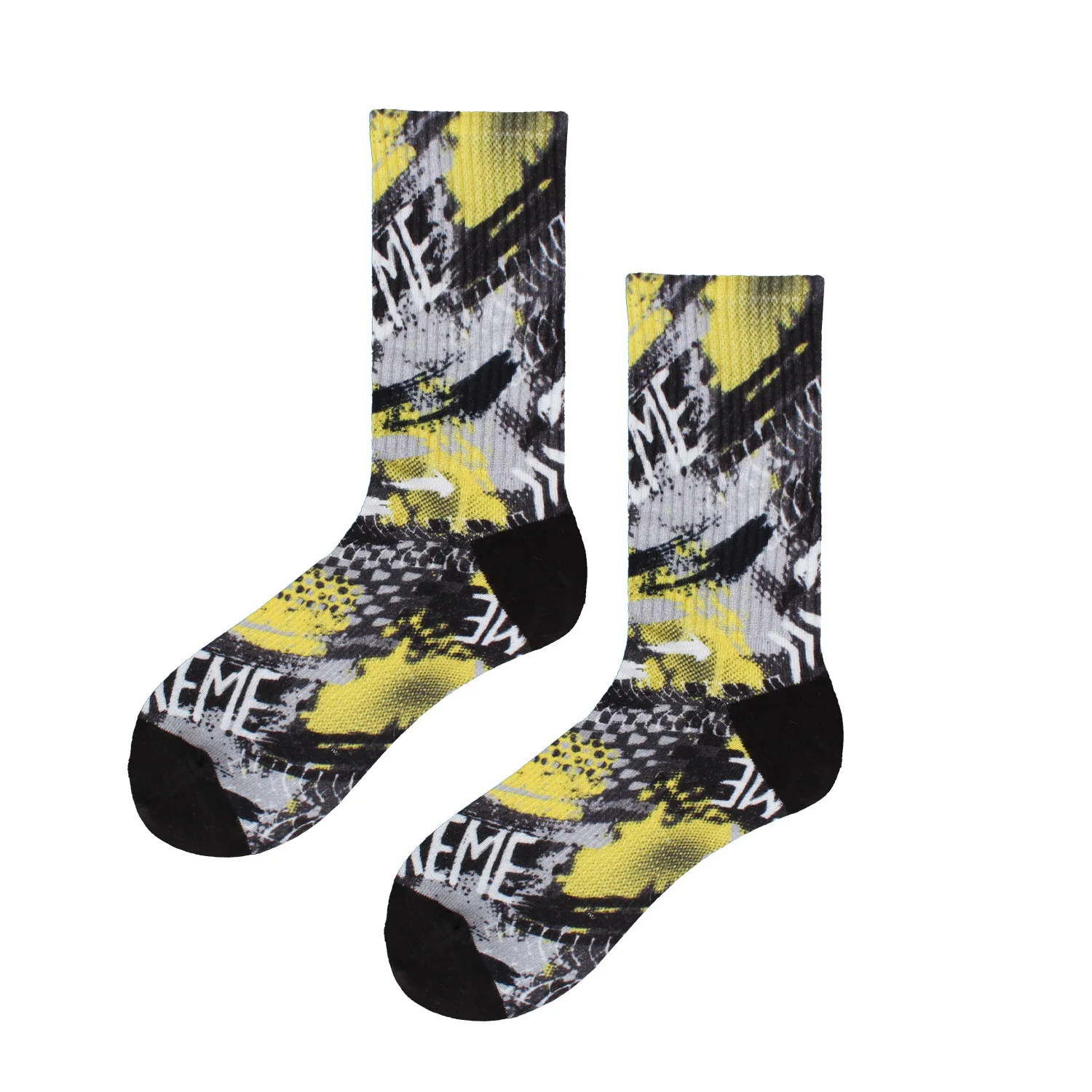unisex Mens Novelty Sublimation 3D printed Custom Socks Printing for men and women.