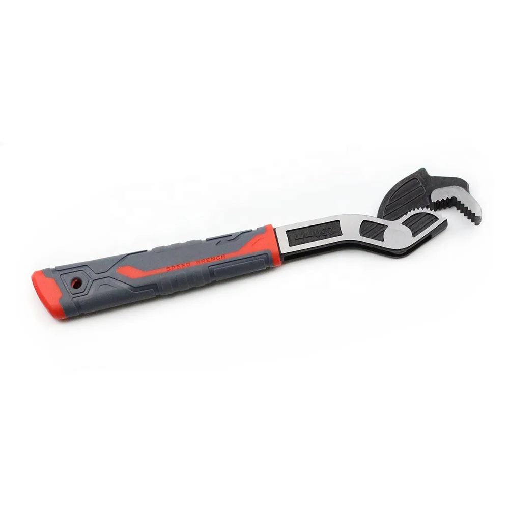 Torque big opening quick adjustable water pipe wrench spanner