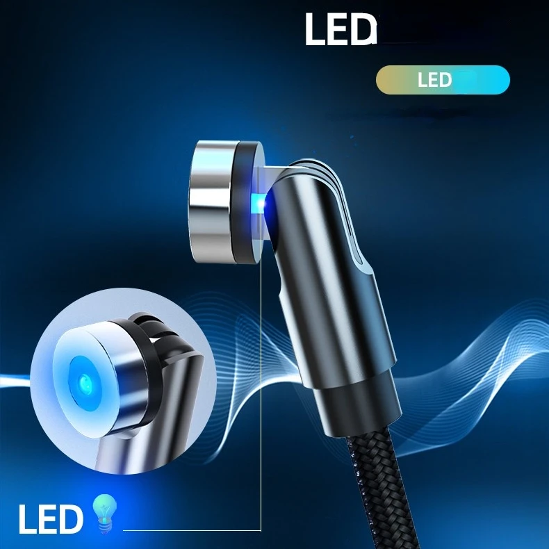 Phone Multi Charger 3 in 1 Data Magnet Cable For Samsung i Phone Type C Micro Usb Cable C Kabel Lighting Magnetic Charging Cable