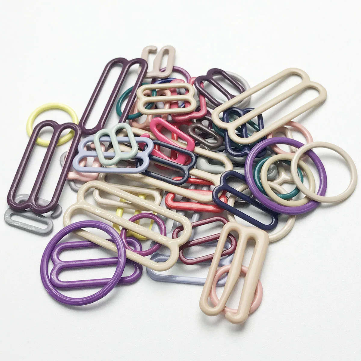 
Оптовая продажа, металлические пластиковые зажимы для бюстгальтера, нижнее белье, кольцо-слайдер, крючок, бикини, остальное нижнее белье, 0/8/9 формы, зажим для бюстгальтера на бретельках для купальников/бикини 