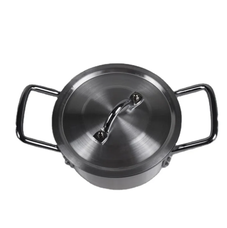 7pcs/set Thick Aluminum Cauldron pot set multi-purpose sanding cooking pot