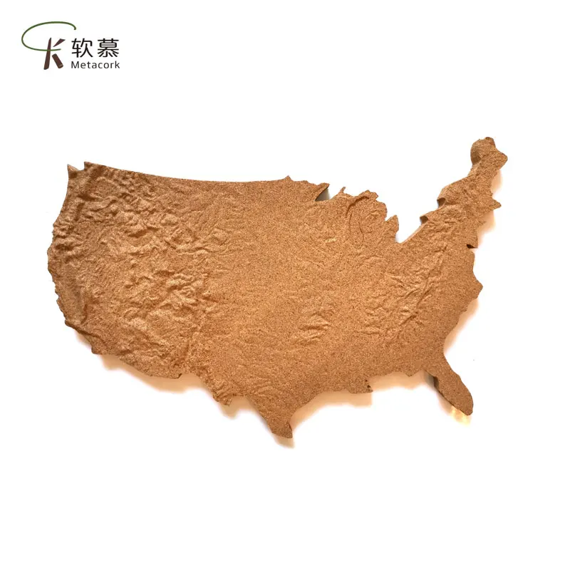 
World Map Cork 3D Map cork borad 