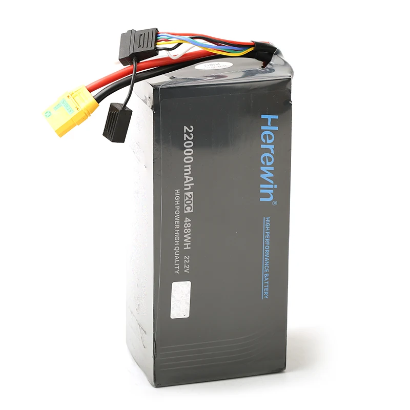 Herewin 22000MAH Battery 22.2v 6S 20C Battery Agricultural Plant Protection UAV Battery