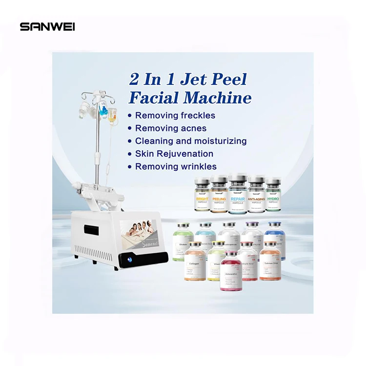 oxygen jetpeel pore clean facial Skin Rejuvenation Whitening Acne Treatment oxygen  Esthetician   Machine
