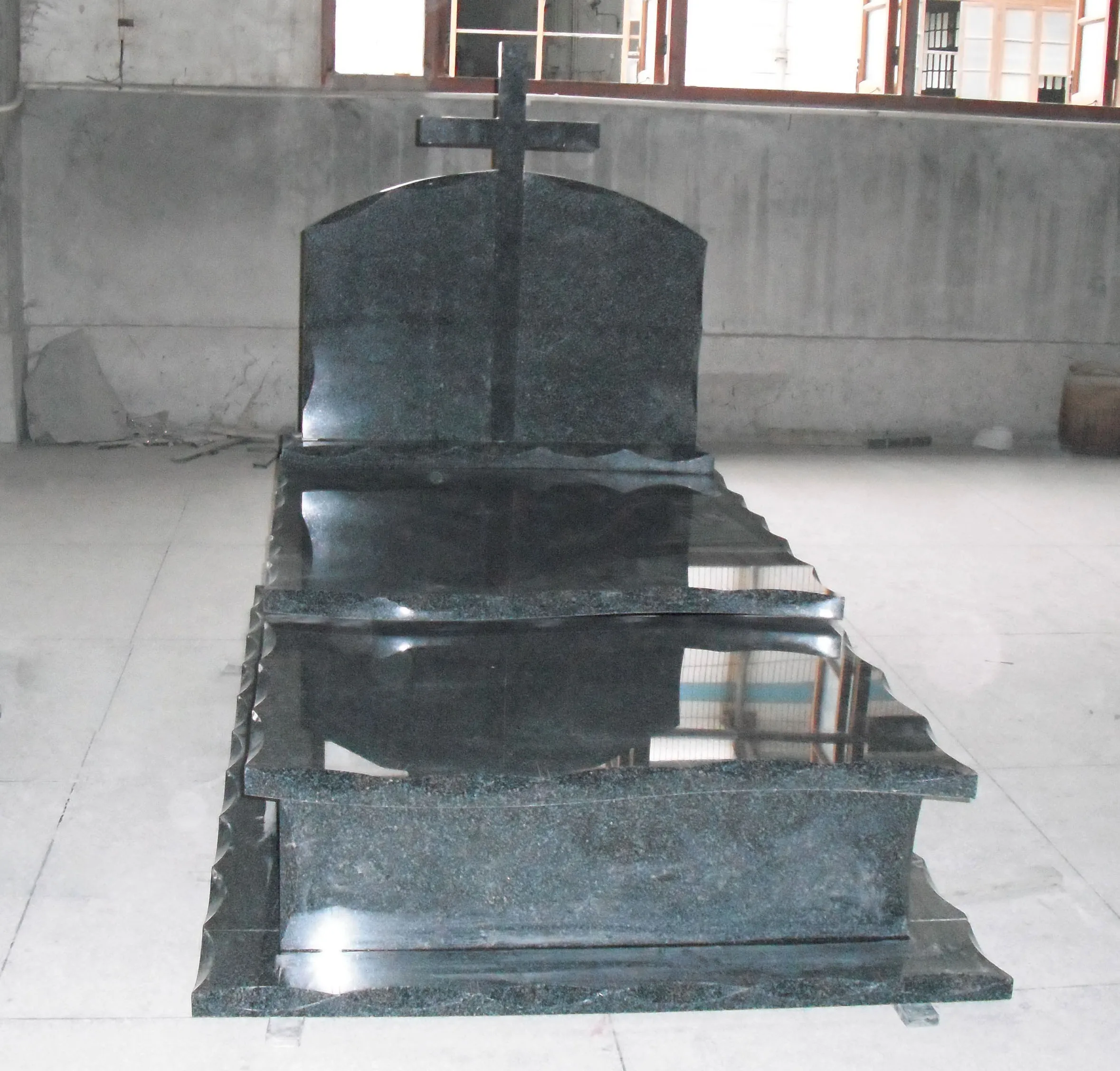 Chinese Cheap Price Gray Granite Tombstone And Monuments Headstone Grave Stone