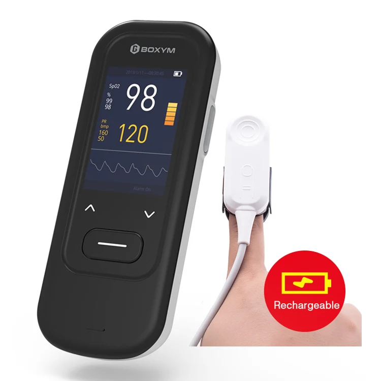 Rechargeable portable Digital Handheld Finger Oximetro 2.4 inch pediatric neonate Infant Pulse Oximeter