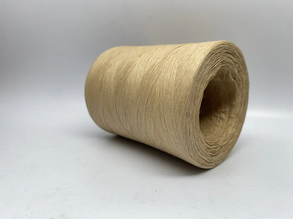 Paper bag Paper raffia For Crocheting Basket Weaving Knit Environmental Biodegradable Box Pack Gift 100% paper material products