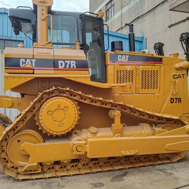 Подержанные бульдозеры Caterpillar D7R подержанные машины cat d7r хорошая цена горячая Распродажа в Китае