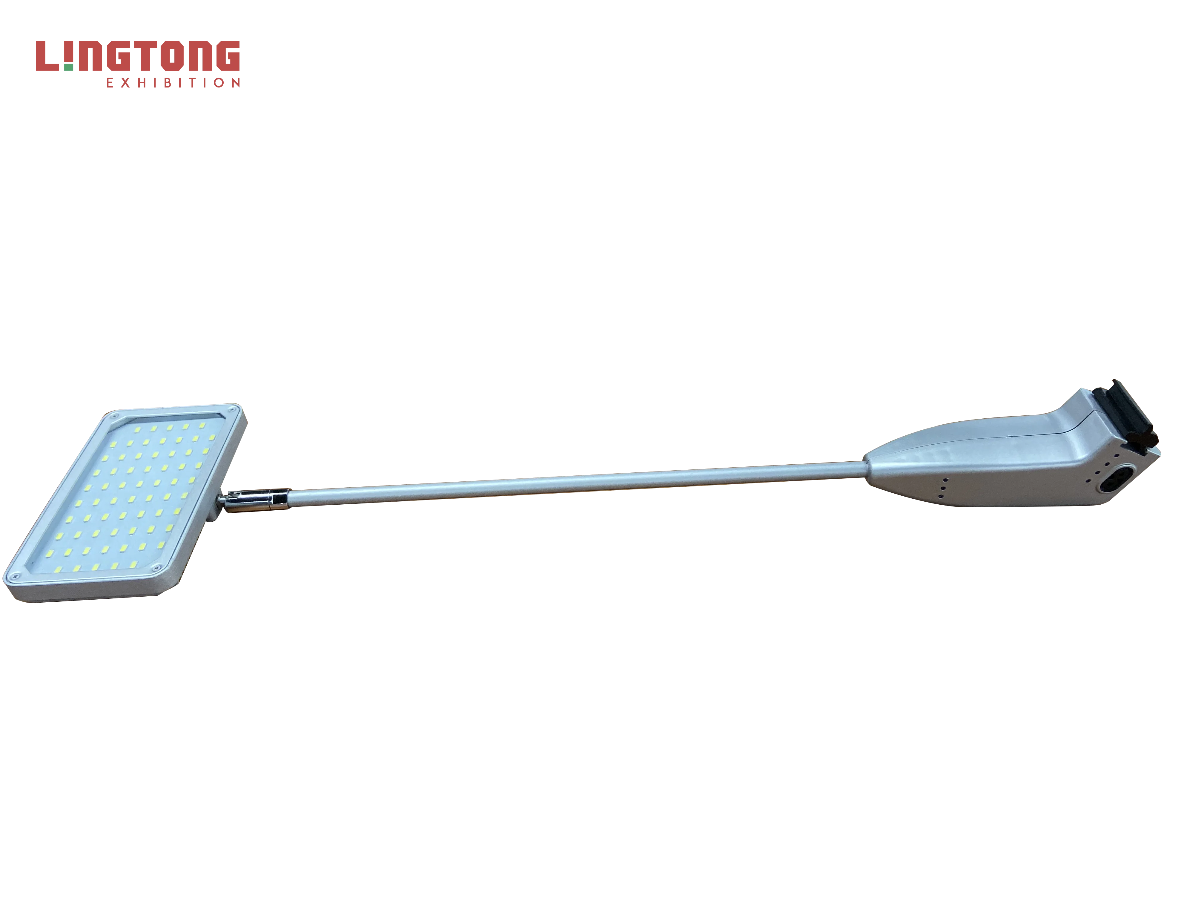 Expo LED Light Lamp Long-arm display electrical lamp 30W 100-240V silver or black Led lamp with sockets transformer built in