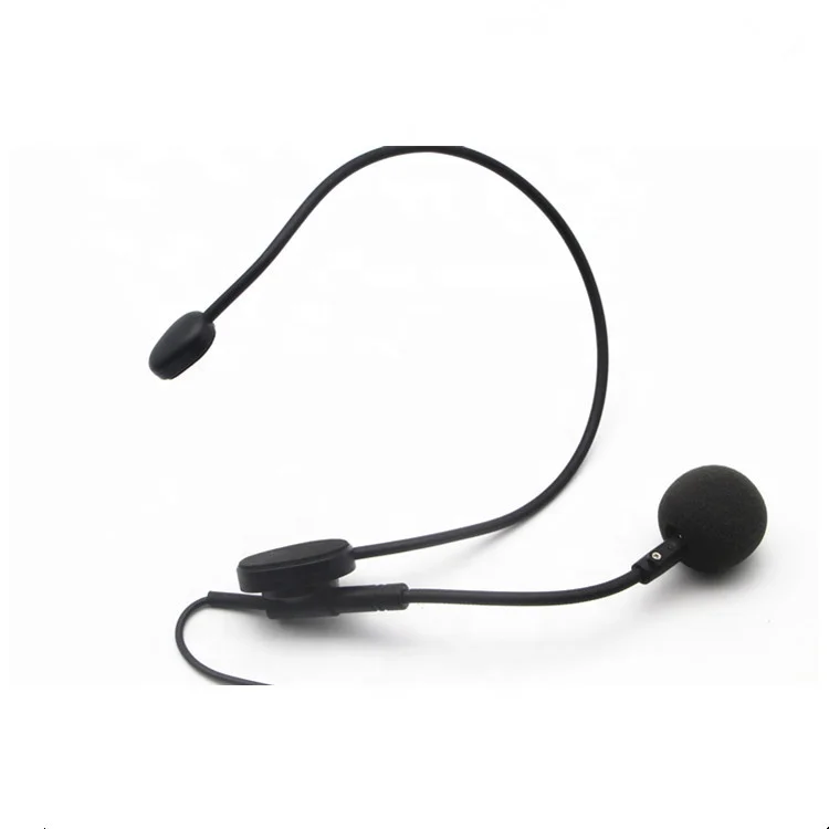 Dynamic headset microphone 6.35mm headworn gooseneck microphone for meeting conference lecture