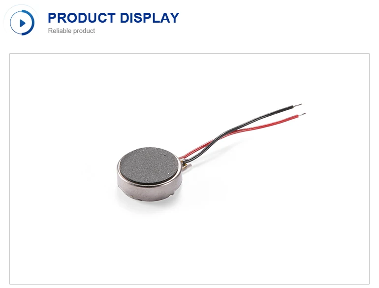 JL-A0834 bluetooth device diameter 8mm coin vibration motor