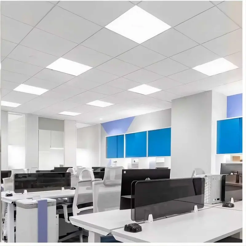 Custom Commercial Square Backlit Anti Glare Panel Lamp Indoor Ceiling Led Light 60x60 62x62 for Office Building