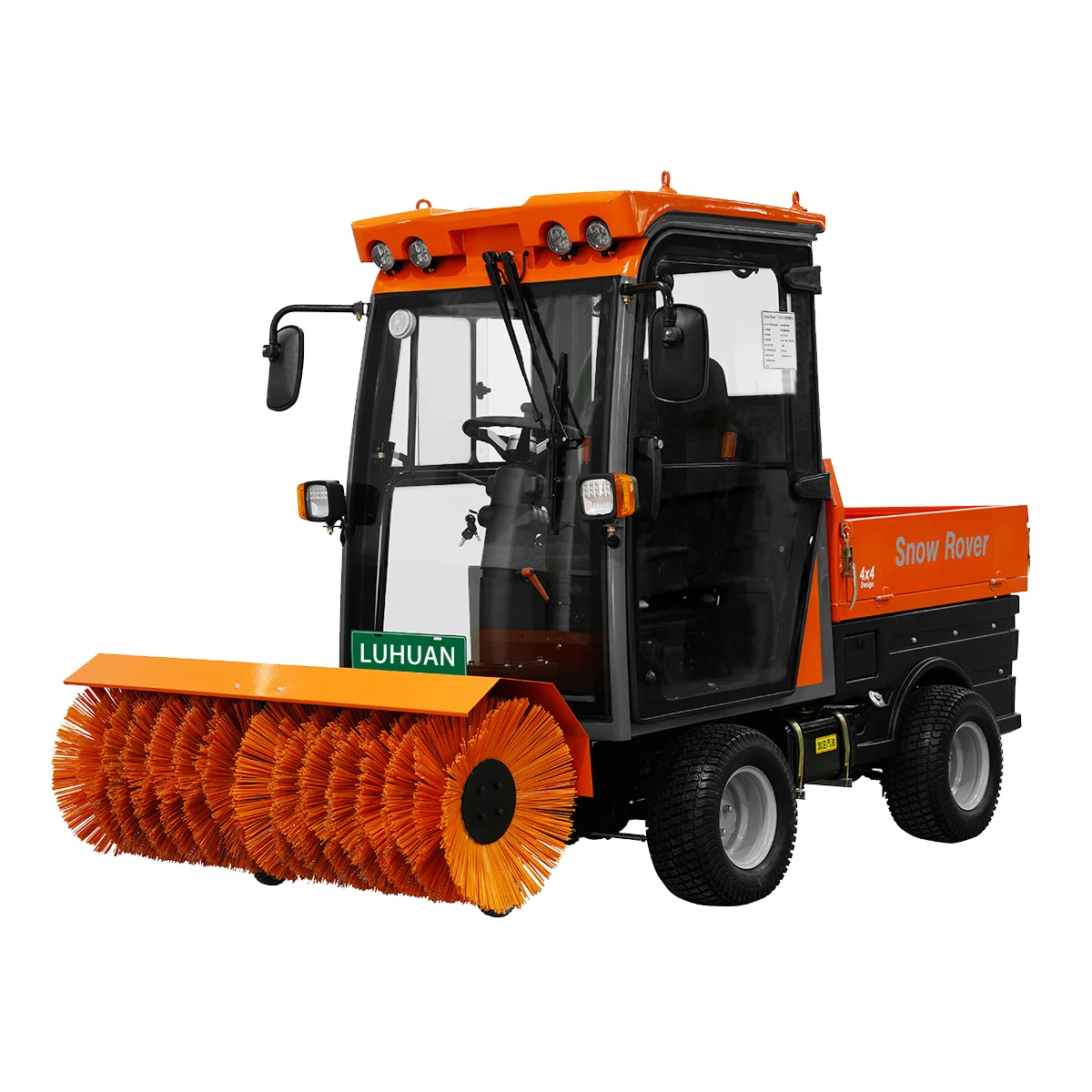 Cab Snow Sweeping Vehicle Snow Specific Snowplow Snow Sweeper Machine Wheel Snowblower