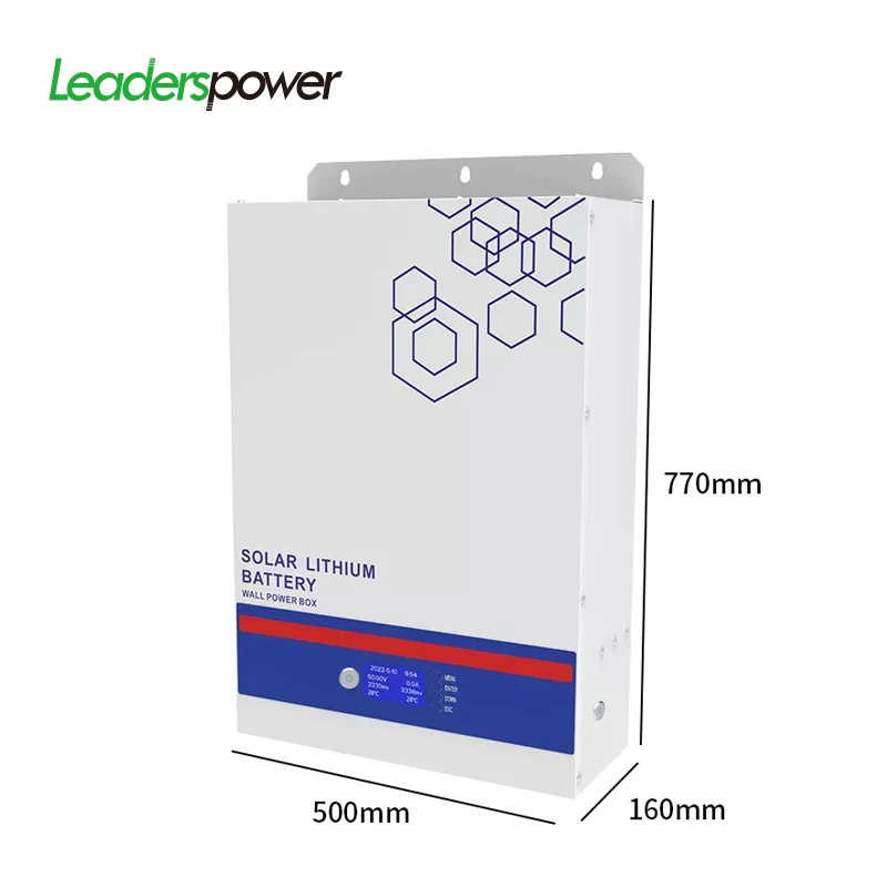 new designed power-wall models lithium  Lifepo4 battery pack 5kwh 10kwh support multiple interface rs485 rs232 CAN