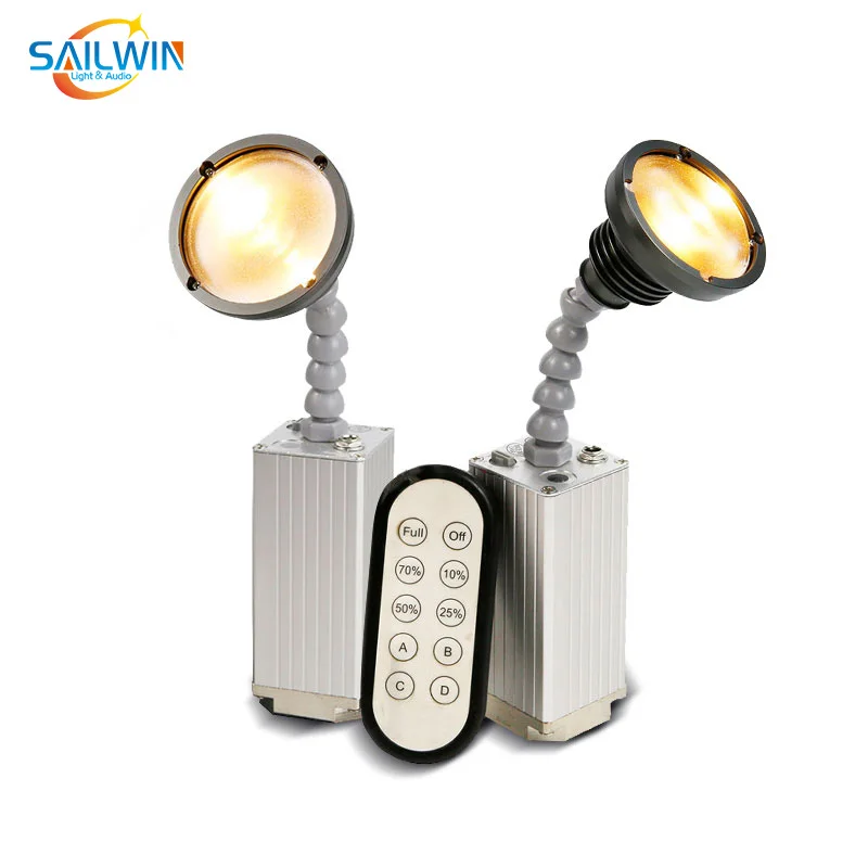 Sailwin 10W ZOOM WW/CW Battery Powered LED Pinspot Light With Magnetic And Remote Control For Disco Wedding