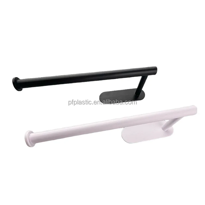 Self Adhesive Wall Hanging Kitchen Aluminum Paper Roll Holder Bathroom Towel Tissue Paper Holder