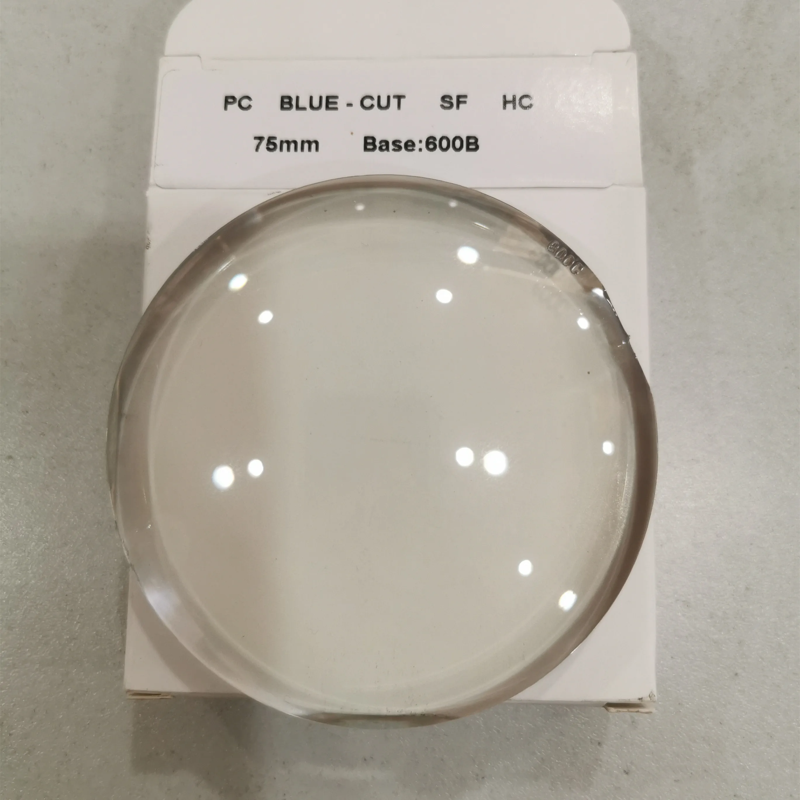 1.59 PC polycarbonate lenses single vision sv hard coat hc tintable policarbonato lentes opticas