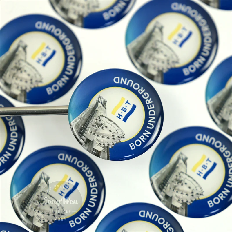 Custom Epoxy Personalized Logo Cartoon Self Adhesive Thick Waterproof Badge Sticker Clear Transparent Dome 3D Resin Stickers