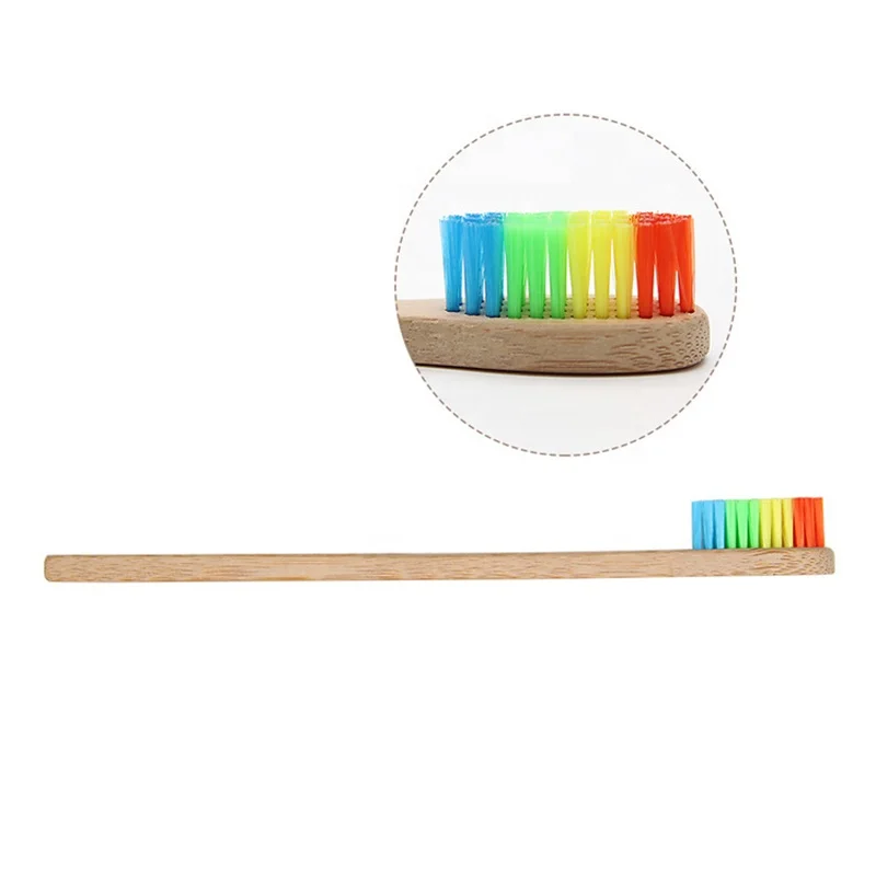 Eco Friendly Biodegradable Disposable Customized logo Bamboo Toothbrush OEM Soft Charcoal Bristle Hotel Bamboo Toothbrush