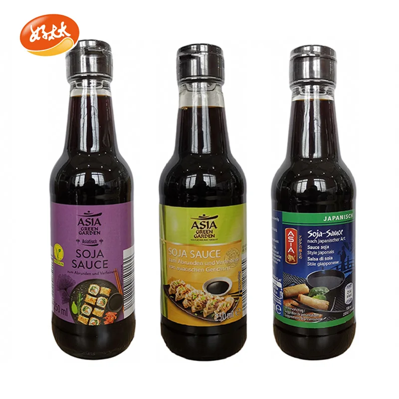 High Quality Good Healthy Organic NON MSG Cooking bottle 250ml Dark Soy Sauce sweet Sauce