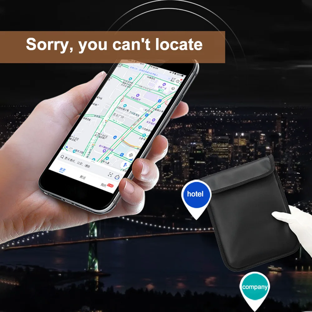 Privacy Protection Signal Blocking Bag Shielding Pouch, Credit Card RFID Mobile Phone Wallet Tablet Cover