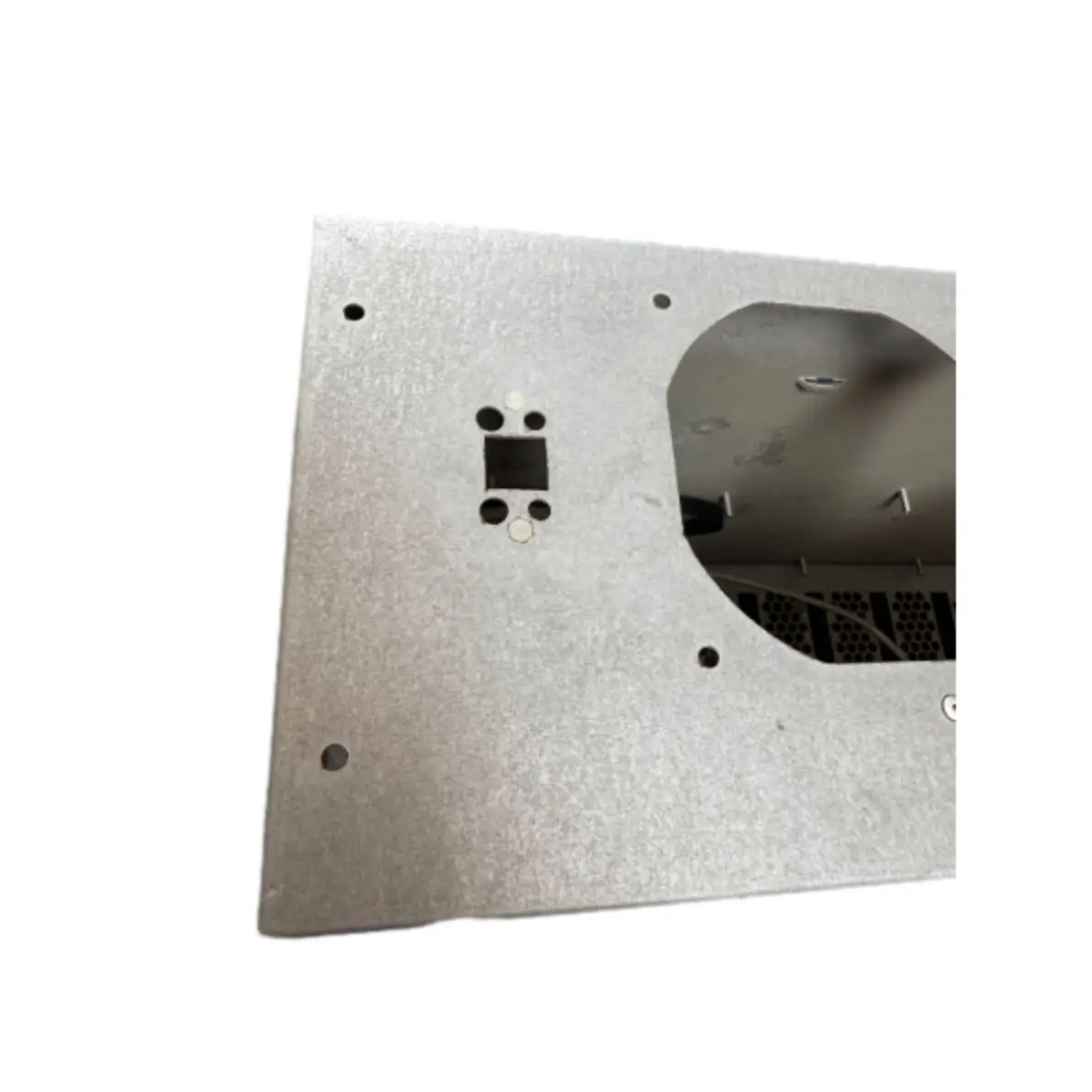 Aluminum cover with metal fabrication service sheet metal fabrication sheet metal drawing powder coating service