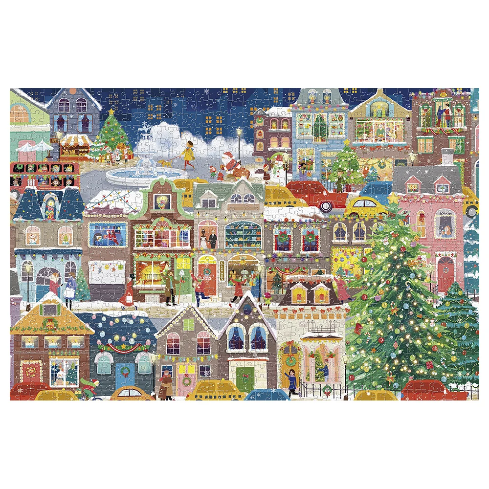 Factory direct 1000pcs jigsaw puzzle Brain teaser puzzles high quality custom puzzle for adults christmas