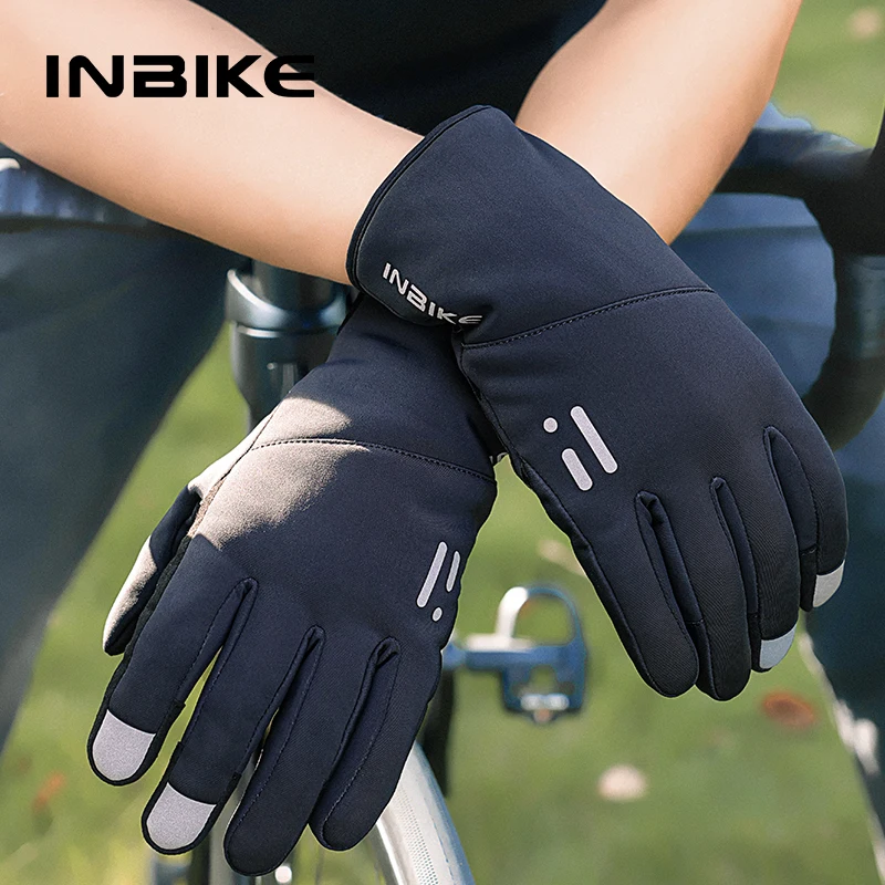 INBIKE Shock-Absorbing Anti Slip Gloves for Men Women Full Finger Road Racing  Bike Bicycle Cycling  Gloves