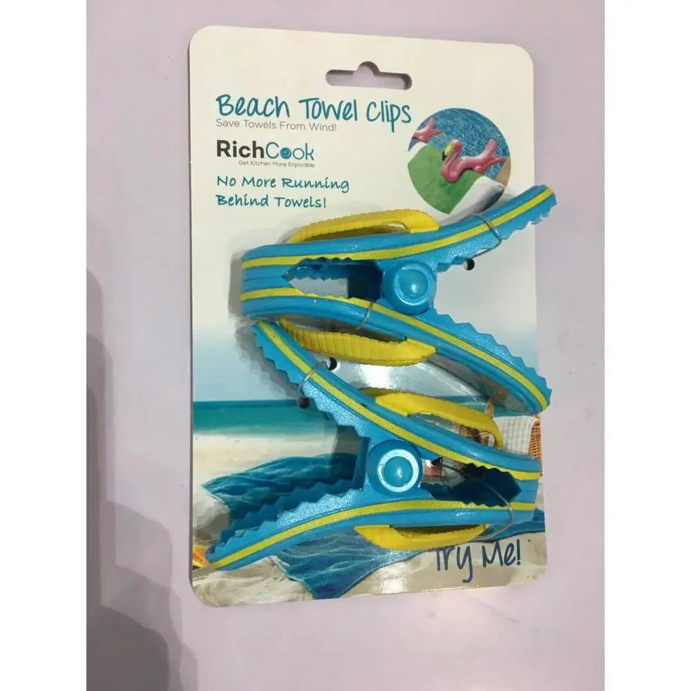 
Wholesale animal shape plastic beach towel clips 