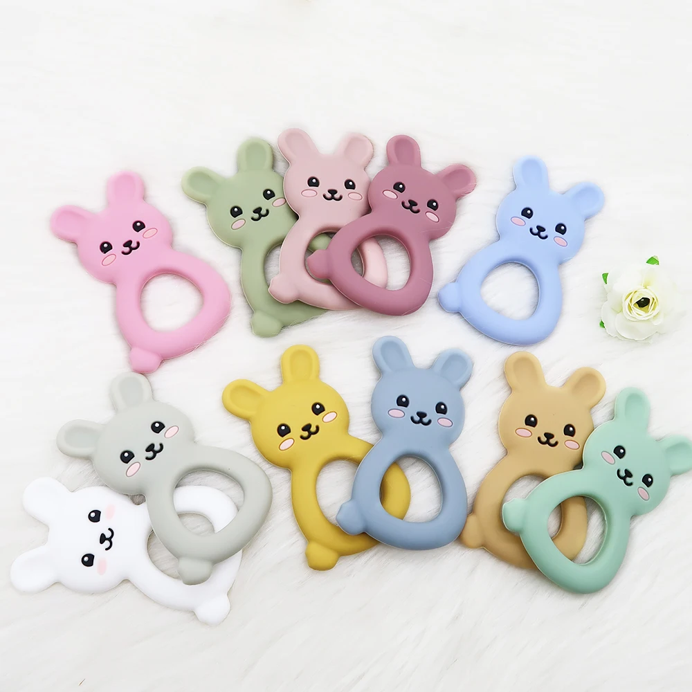 2022 Newborn Food Grade BPA Free Soft Baby Chew Teething Toy Custom Shape Silicone Baby Teethers