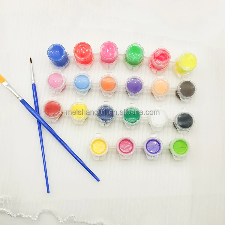 Professional 3ml Non-Toxic Strip Pot Set for Body Painting Cream Color Premium Quality Painting Supplies