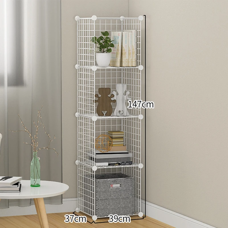 Diy storage cube cabinet plastic assemble wardrobe closet