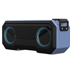 X8 IPX7 Waterproof Wireless BT Speaker And Colorful Luminous Audio Outdoor With Power Bank Subwoofer FM Radio