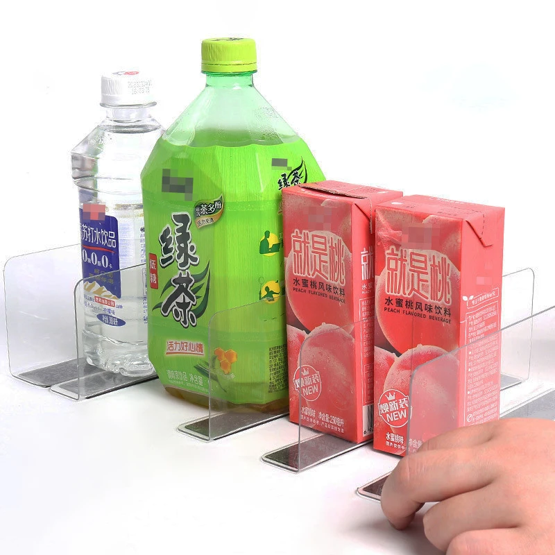 Easy Stock Custom Sizes L Shape Separator Clear Pharmacy Shelf Dividers for Cabinets Shelf Store