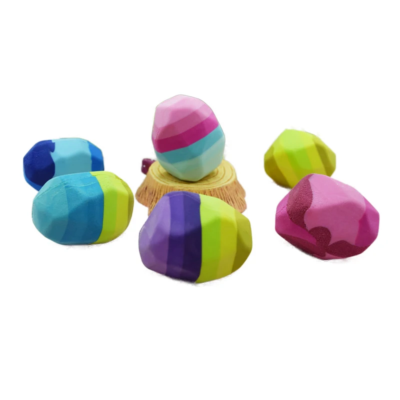 Promotional Events School Supplies Wholesale  Creative Stone-Shaped TPR Erasers