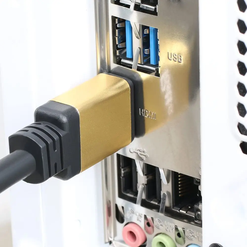 
Hot Sale TDR/4K 60Hz 18Gbps PVC Yellow Square HDMI 4K Cable for Computer/TV 