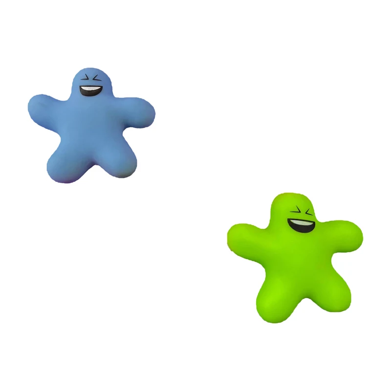 Creative Cartoon Emoticons Flour Figurines TPR Soft Rubber Relief Balls Funny Versatile Emoticon Relief Toys 12 Sets