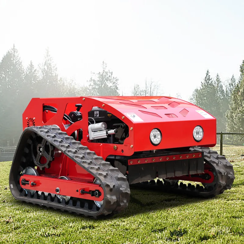 Cheap wholesale remote control crawler slope mower remote control lawn mower robot
