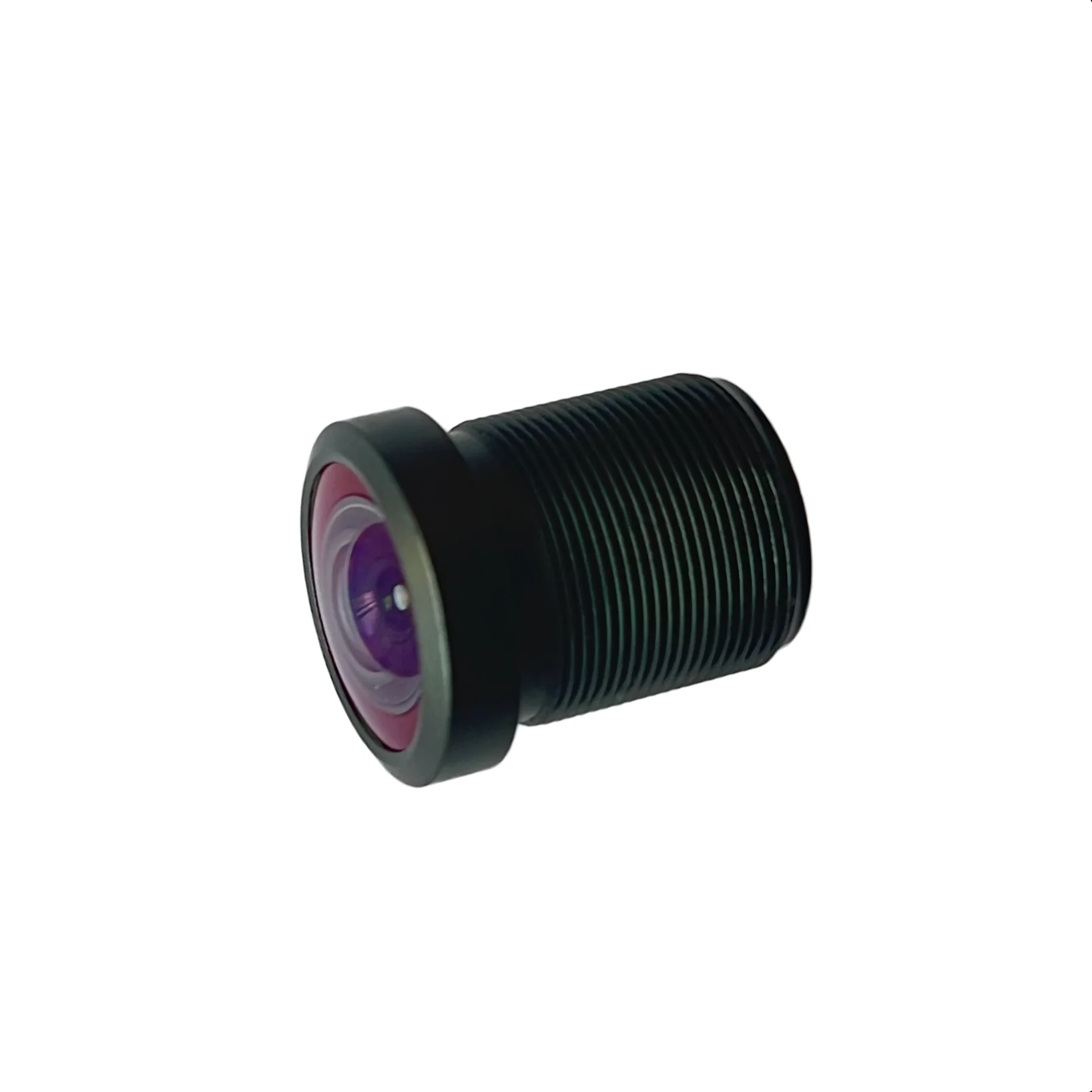 1/2.9 inch sensor 5mp wide angle FOV 180 Low distortion m12 fisheye lens for CCTV camera